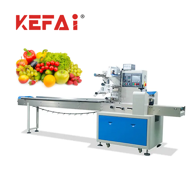 Máquina embaladora de frutas e vegetais