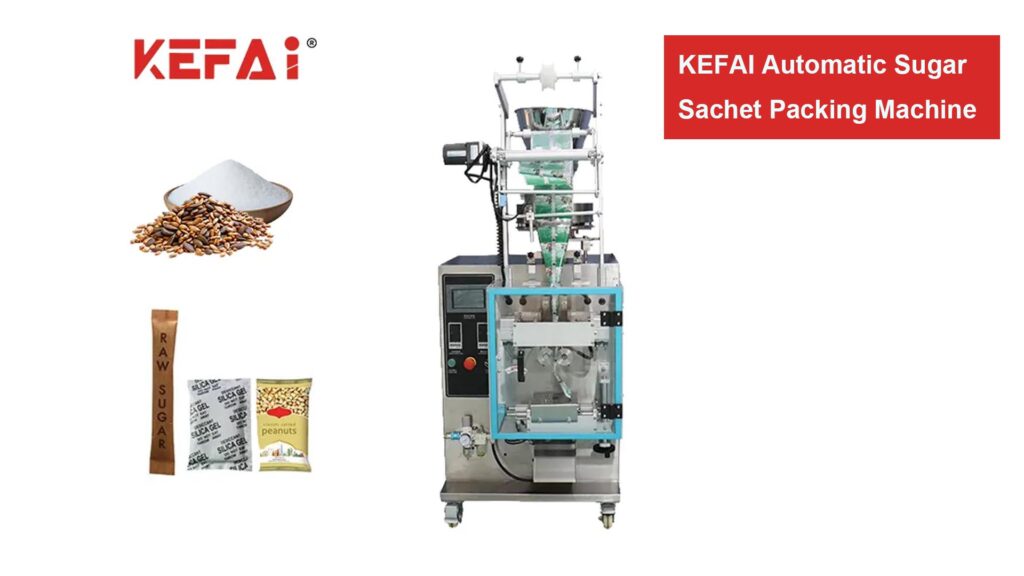 Máquina automática de embalagem de sachês de açúcar KEFAI